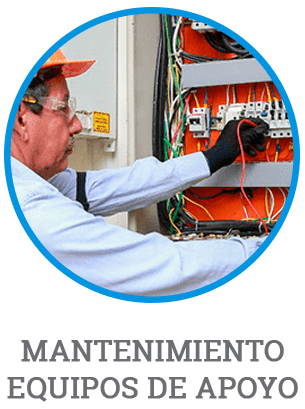 Mantenimiento especializado de equipos de apoyo